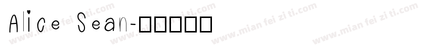 Alice Sean字体转换